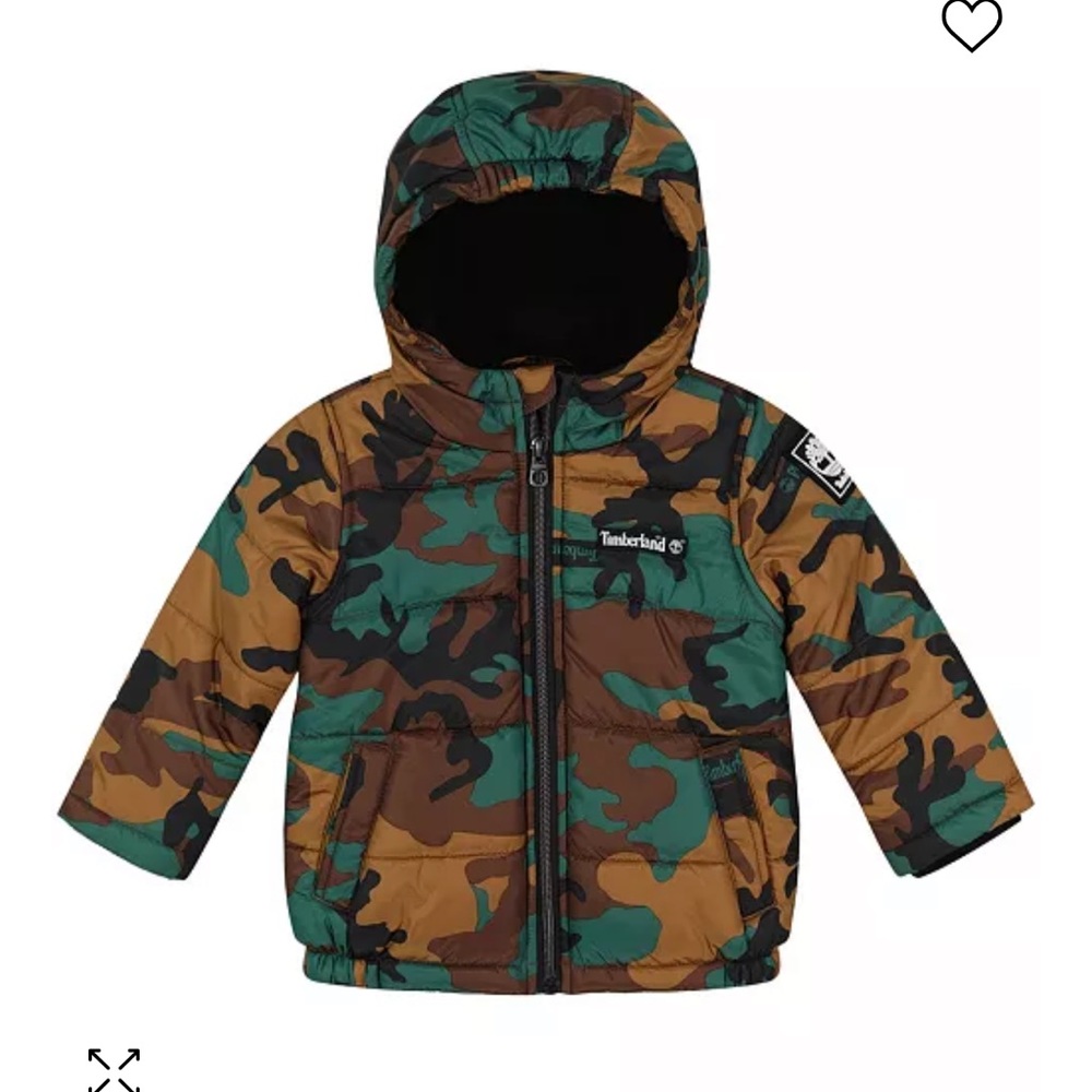 NWT toddler Timberland puffer jacket